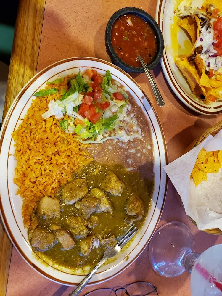 Pork Chile Verde Plate